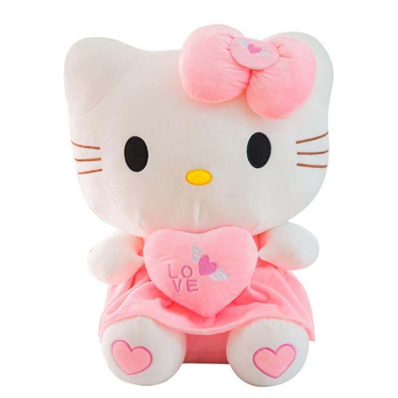 Cute Kitty Cat Plush Toys Pillow Plush Soft Doll Toys Stuffed Animals Toy Birthday Gifts for Girls Kids (BY2)