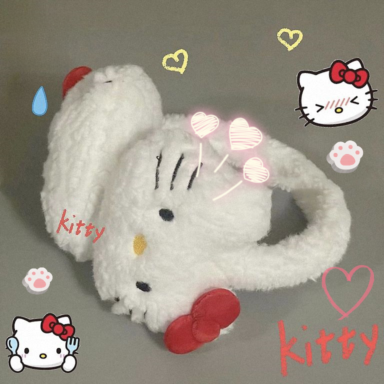 Cute Thick Kitty Ear Warmers for Winter