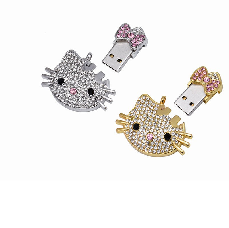 Hello Kitty Necklace USB Drive 128M to 128G